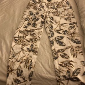 J crew fun gold leaf pants. Great for fall
